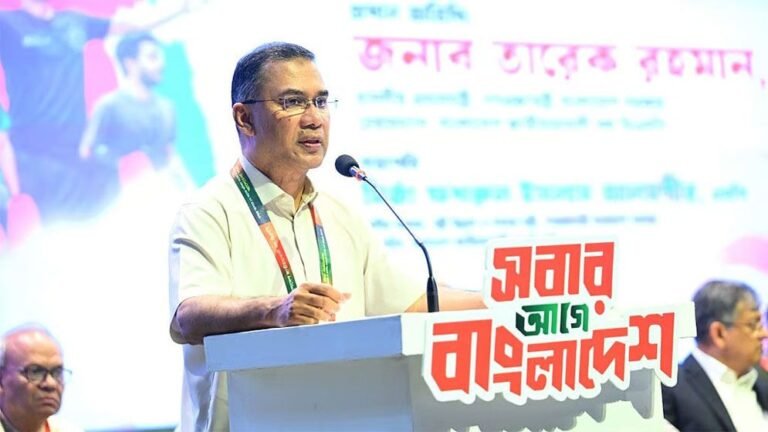 Prime Minister Tarique Rahman Credits Public for Success of July Uprising