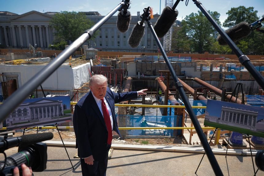 Trump Appeals to Supreme Court to Resume $400 Million White House Ballroom Construction