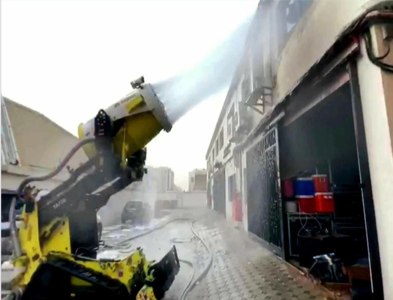 Abu Dhabi Authorities Successfully Contain Construction Site Fire on Yas Island