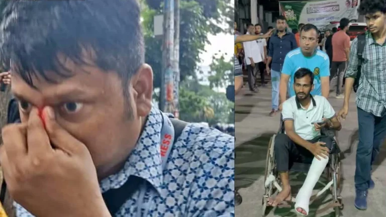 Two Journalists Injured During Clashes Between Student Groups in Dhaka