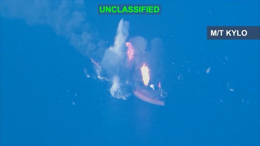 US Military Disables Three Iranian Oil Tankers Following Missile Attacks on Navy Ships