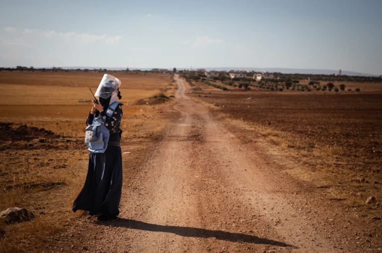 Syrian Women Take on Dangerous Demining Roles to Protect Future Generations