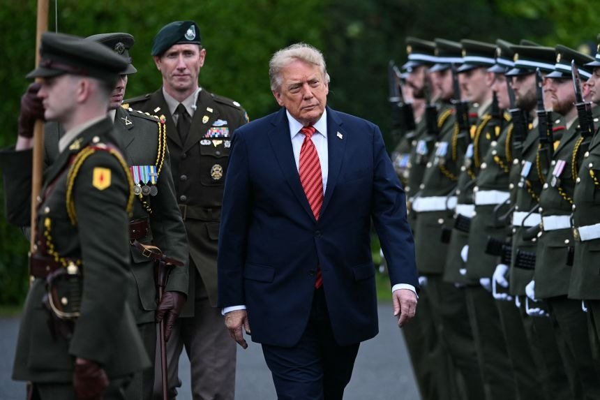 Donald Trump Backs Irish Reunification During Official Visit to Dublin