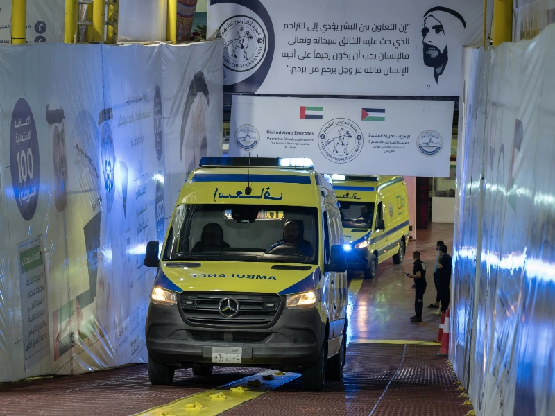 UAE Floating Hospital receives 12 new patients from Gaza
